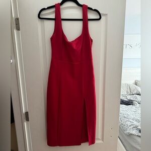 Showpo Mini Love Dress in Red. Size Medium